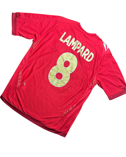 England 2006 Away Football Shirt Lampard (8)