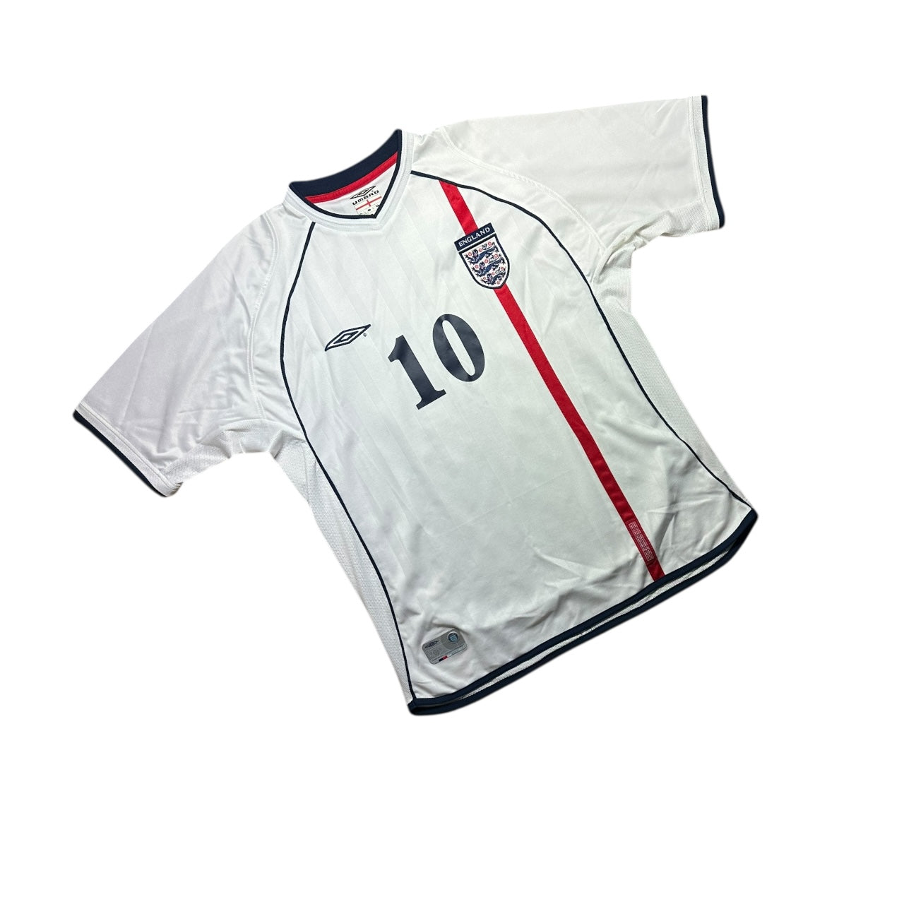England Football Shirt 2002 Home Owen 10 (L)
