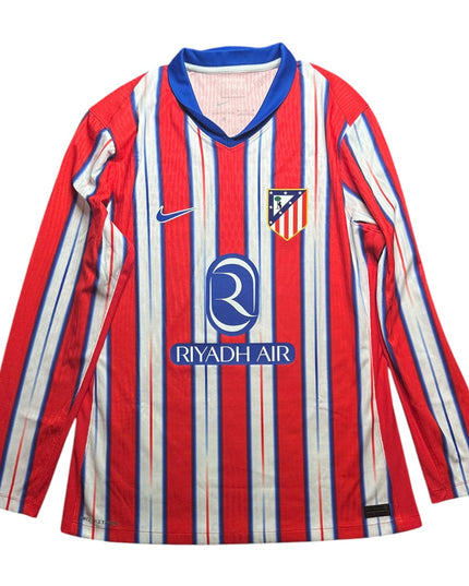 Atletico Madrid Football Shirt Home 2024/2025 Player Issue Long Sleeve (XL)