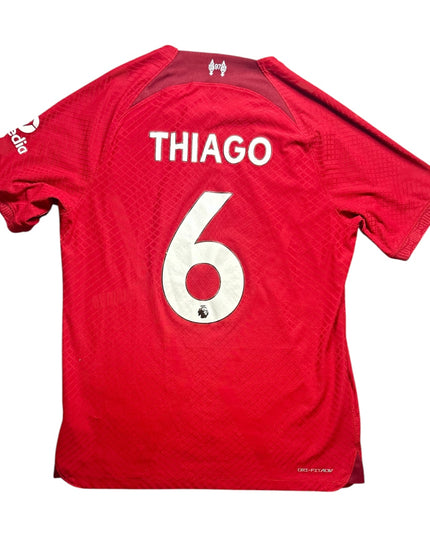Liverpool Football Shirt Home 2022/2023 Thiago 6 VapourKnit (L)