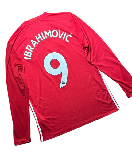Manchester United Football Shirt 2016/2017 Home Ibrahimovic 9 L/S (L)