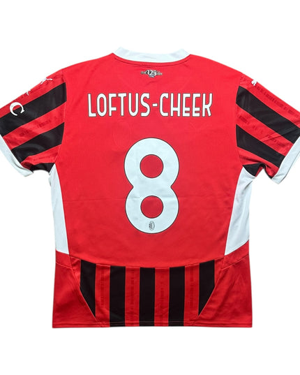 AC Milan Football Shirt 2024/2025 Home Loftus Cheek 8 (L)