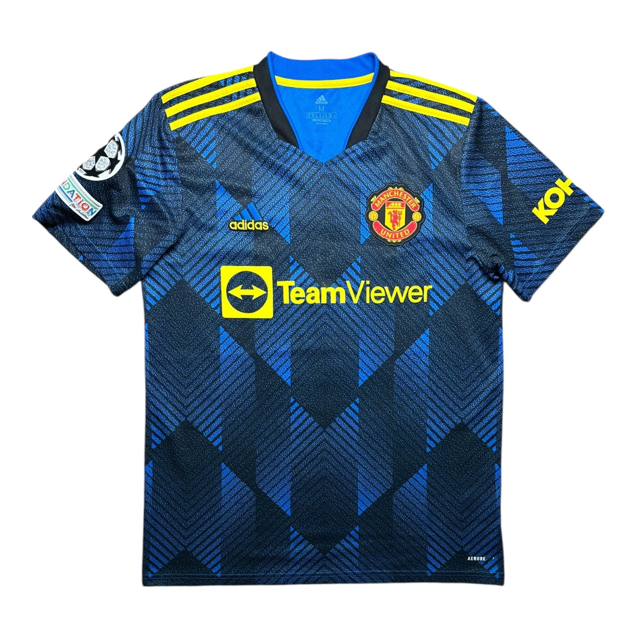 Manchester United Football Shirt 2021/2022 Third Ronaldo 7 UCL (M)