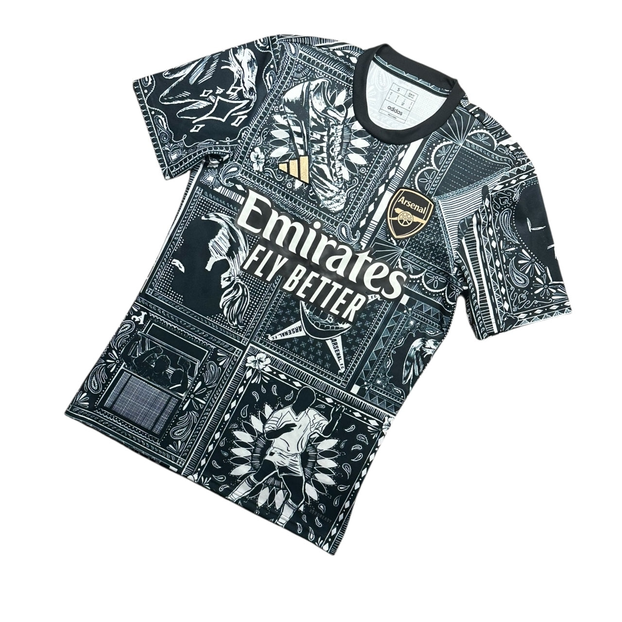 Arsenal Football Shirt X Ian Wright 2023/2024 Pre Match (S)