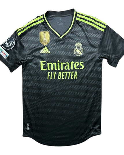 Real Madrid Football Shirt Third 2022/2023 Vini JR 20 HeatRdy UCL (S)