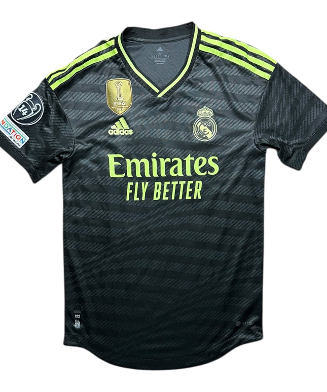 Real Madrid Football Shirt Third 2022/2023 Vini JR 20 HeatRdy UCL (S)