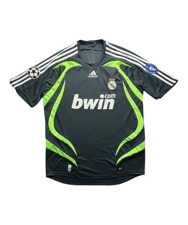 Real Madrid Football Shirt 2007/2008 Third UCL (L)