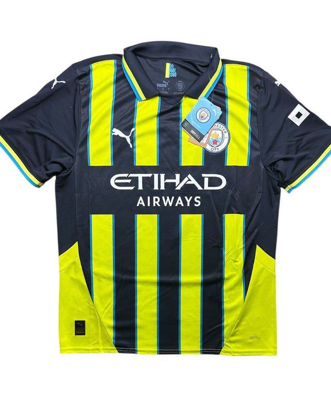 Manchester City Football Shirt 2024/2025 Away Haaland 9 BNWT (L)