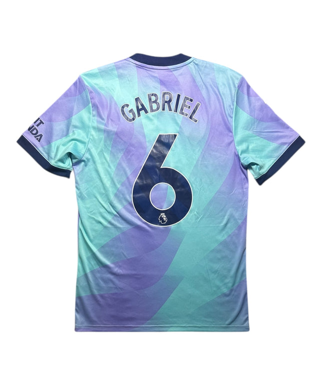 Arsenal Football Shirt 2024/2025 Third Gabriel 6 (M)