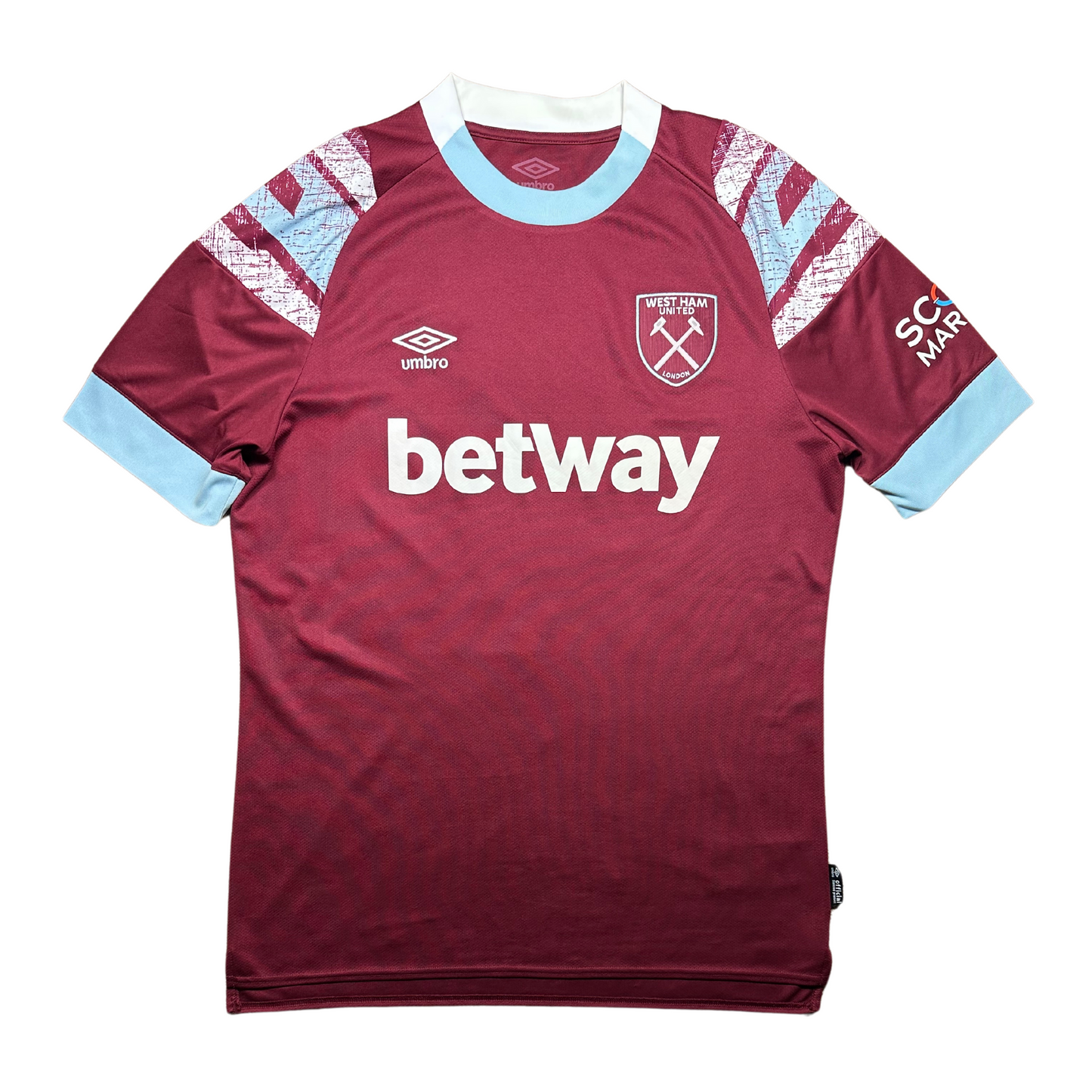 West Ham 2022/2023 Home Football Shirt Benrahma (22)