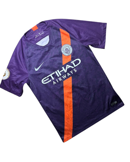 Manchester City Football Shirt 2017/2018 Third Kun Aguero 10 (S)