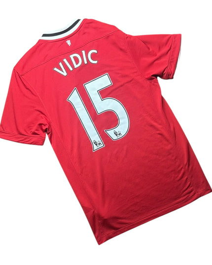 Manchester United Football Shirt Home 2011/2012 Vidic 15 (S)