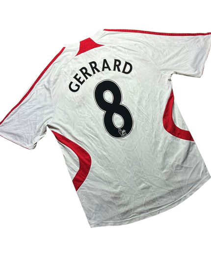 Liverpool Football Shirt 2007/2008 Away Gerrard 8 (L)