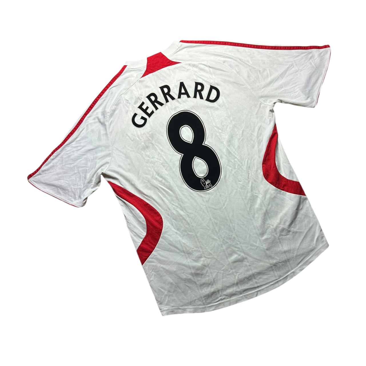 Liverpool Football Shirt 2007/2008 Away Gerrard 8 (L)