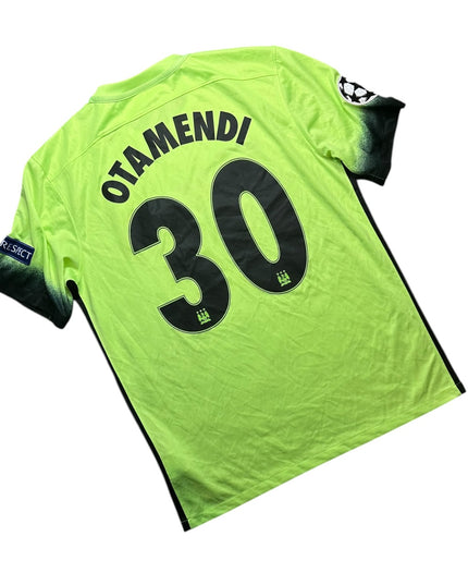 Manchester City Football Shirt Third 2015/2016 Otamendi 30 UCL (L)