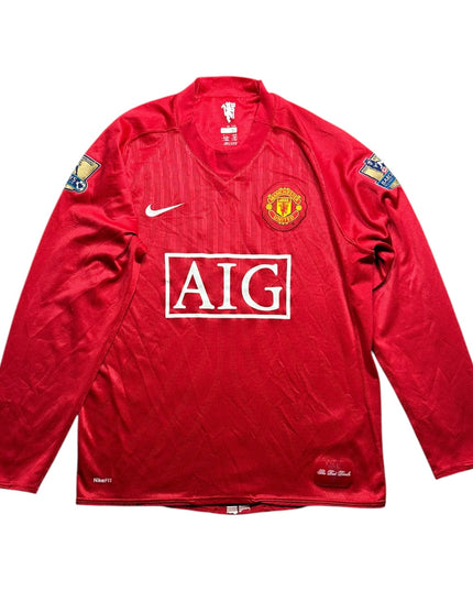 Manchester United Football Shirt Home 2007/2008 Ronaldo 7 (M)