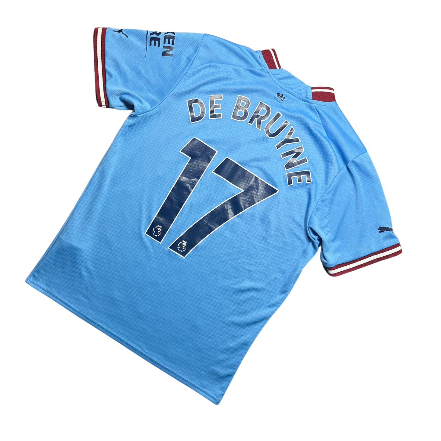 Manchester City 2022/2023 Home Football Shirt De Bruyne (17)