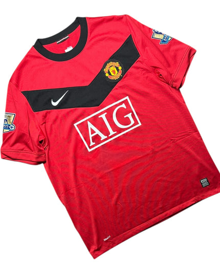 Manchester United Football Shirt 2009/2010 Home Hargreaves 4 (L)