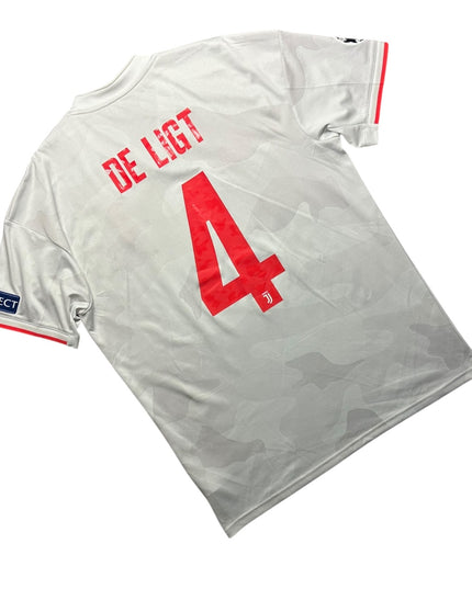 Juventus Football Shirt 2019/2020 Away De Ligt 4 UCL (L)