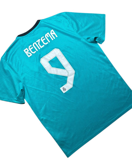 Real Madrid Football Shirt 2021/2022 Third Benzema 9 (XL)