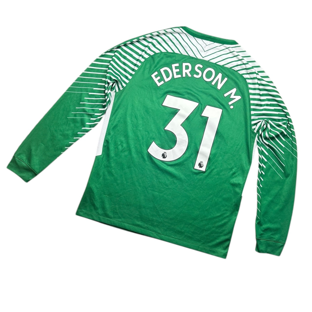 Manchester City Football Shirt 2017/2018 Goalkeeping Ederson.M 31 (L)