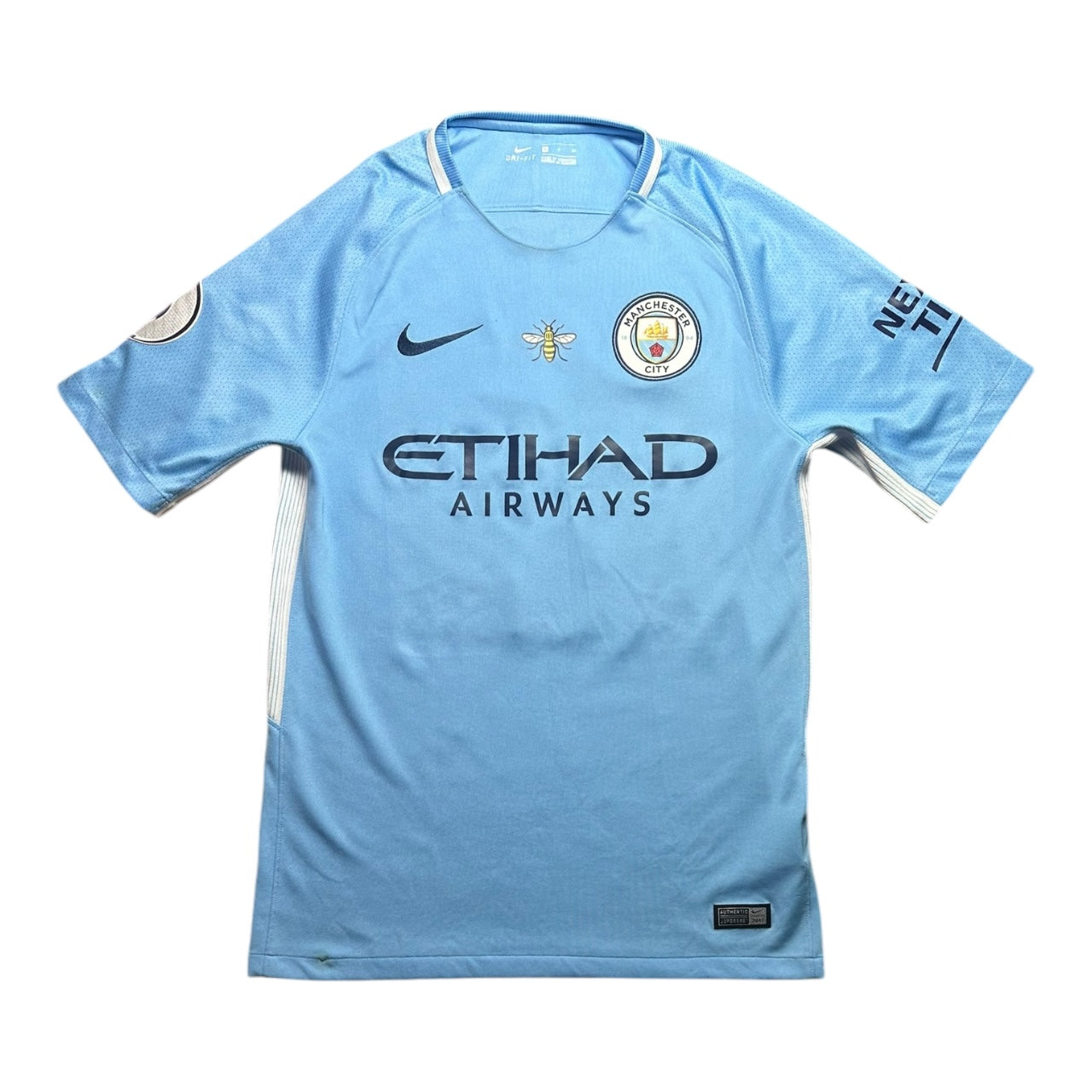 Manchester City Football Shirt 2017/2018 Home Walker 2 (S)