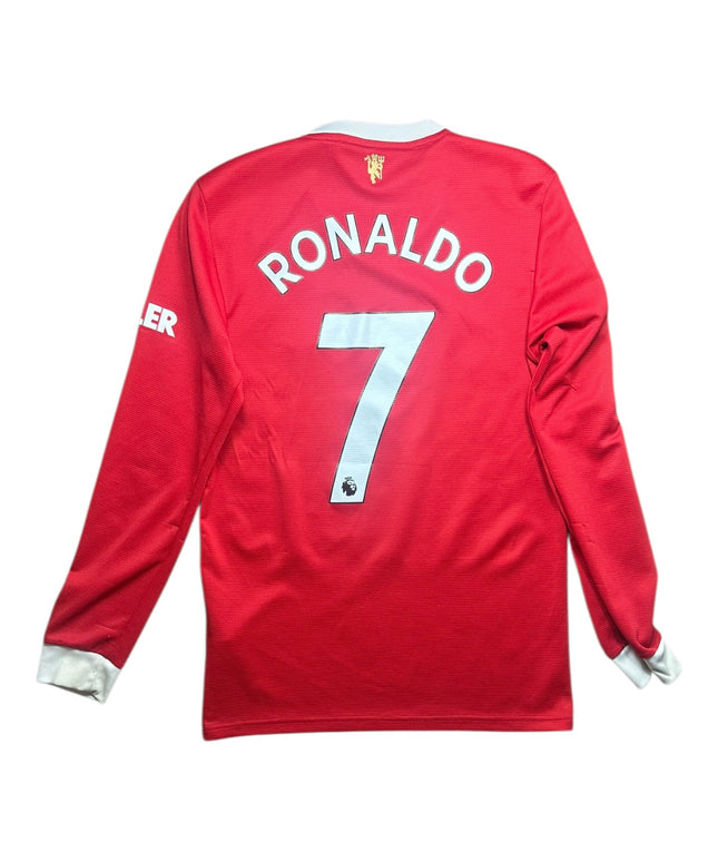 Manchester United Football Shirt 2021/2022 Home Ronaldo 7 L/S (S)