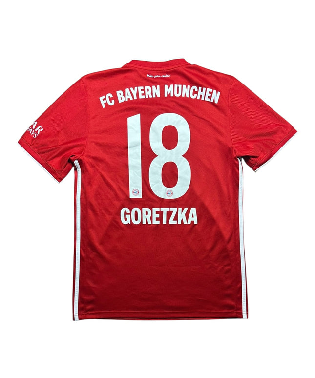 Bayern Munich Football Shirt Home 2020/2021 Goretzka 18 (M)