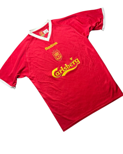 Liverpool Football Shirt Home 2001/2002 Champions League (M)