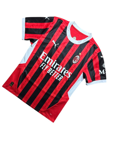AC Milan Football Shirt Home 2024/2025 Rafa Leao 10 (M)