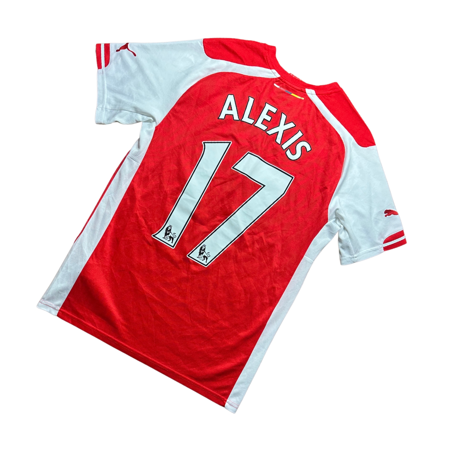 Arsenal 2014/2015 Home Football Shirt Alexis 17 (S)