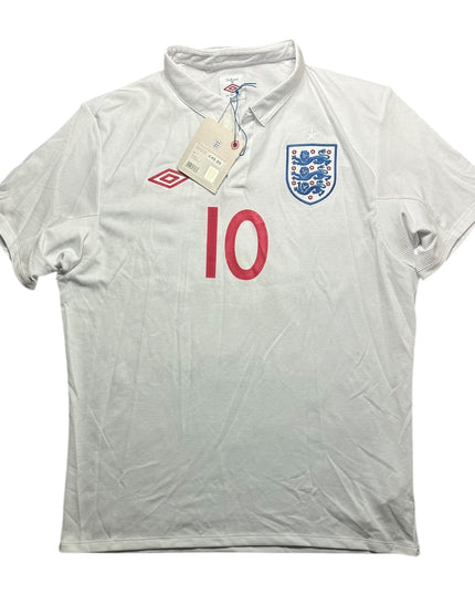 England Football Shirt Home 2010 Rooney 10 BNWT (L)
