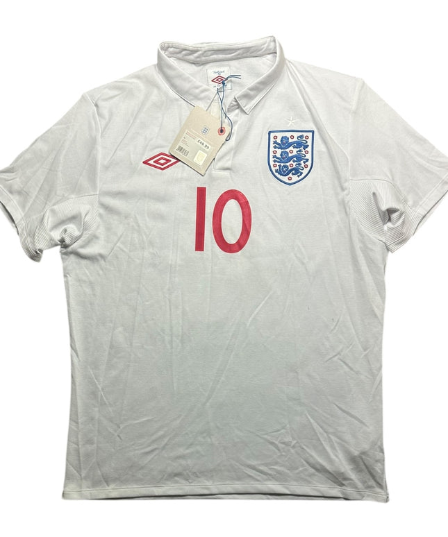 England Football Shirt Home 2010 Rooney 10 BNWT (L)