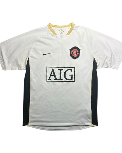 Manchester United Football Shirt 2006/2007 Away Smith 14 (L)