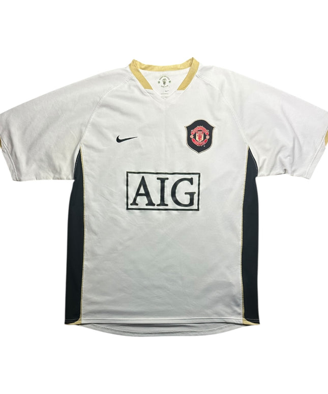 Manchester United Football Shirt 2006/2007 Away Smith 14 (L)