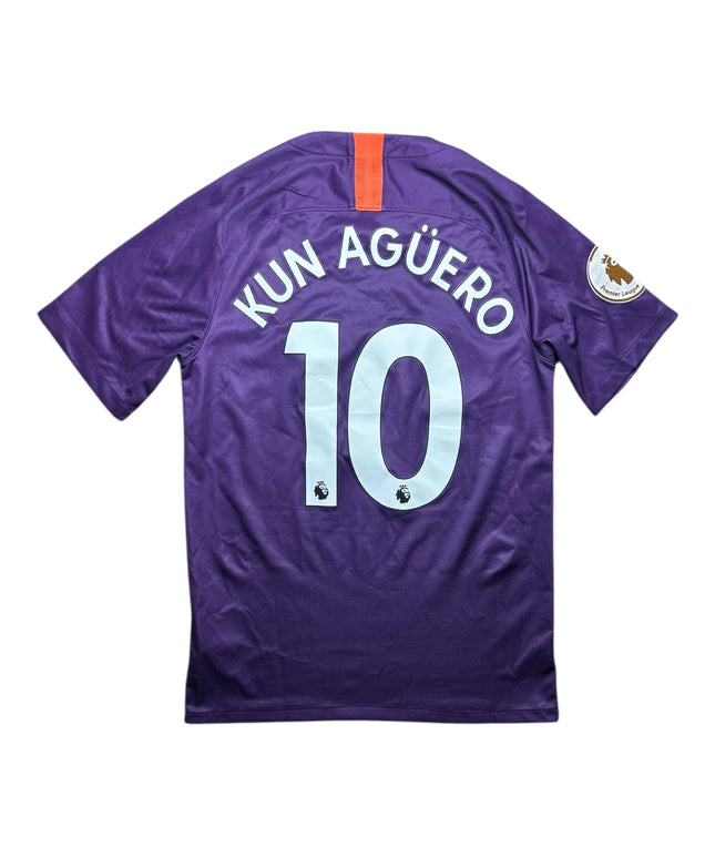 Manchester City Football Shirt 2017/2018 Third Kun Aguero 10 (S)