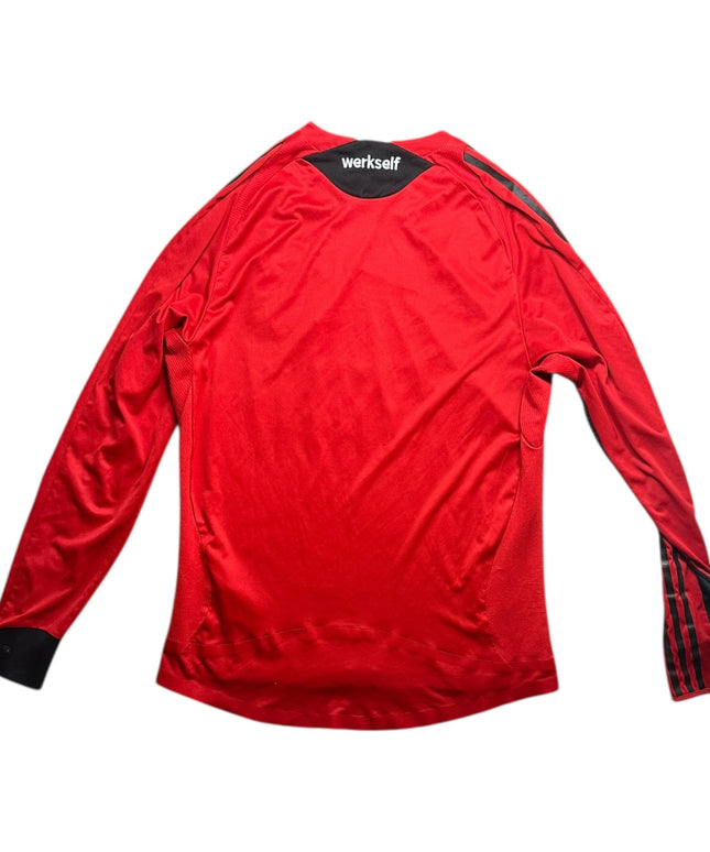 Bayer Leverkusen Football Shirt 2008/2019 Home L/S (L)