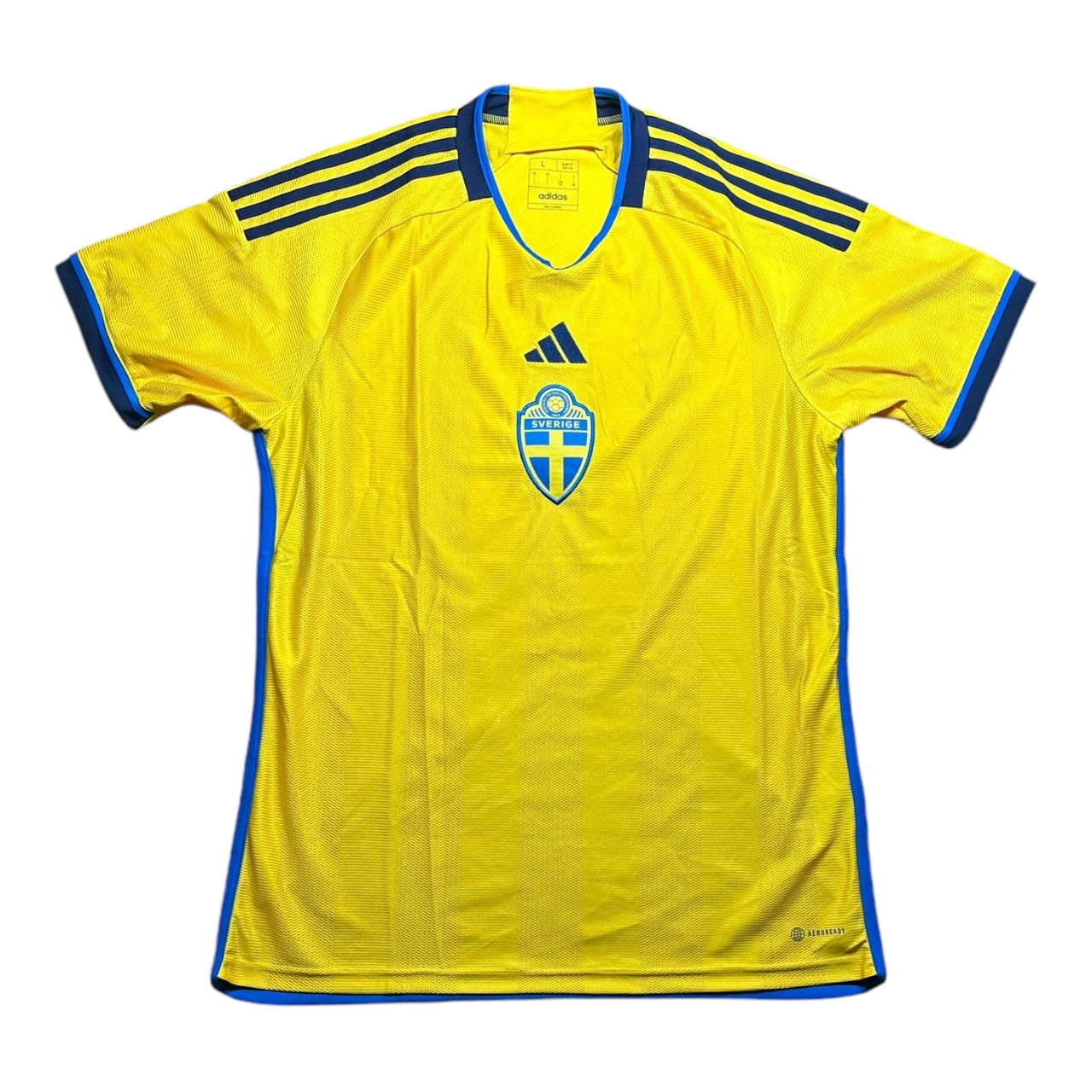 Sweden Football Shirt 2022 Home (L)