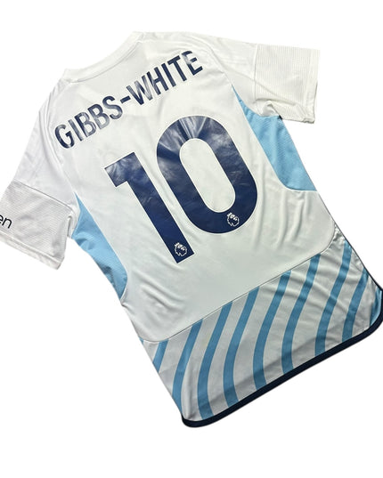 Nottingham Forest Football Shirt Away 2023/2024 Gibbs White 10 (M)