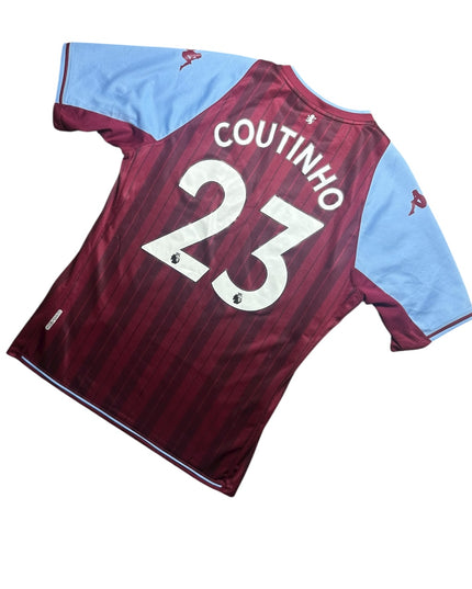 Aston Villa Football Shirt Home 2020/2021 Coutinho 23 (XL)