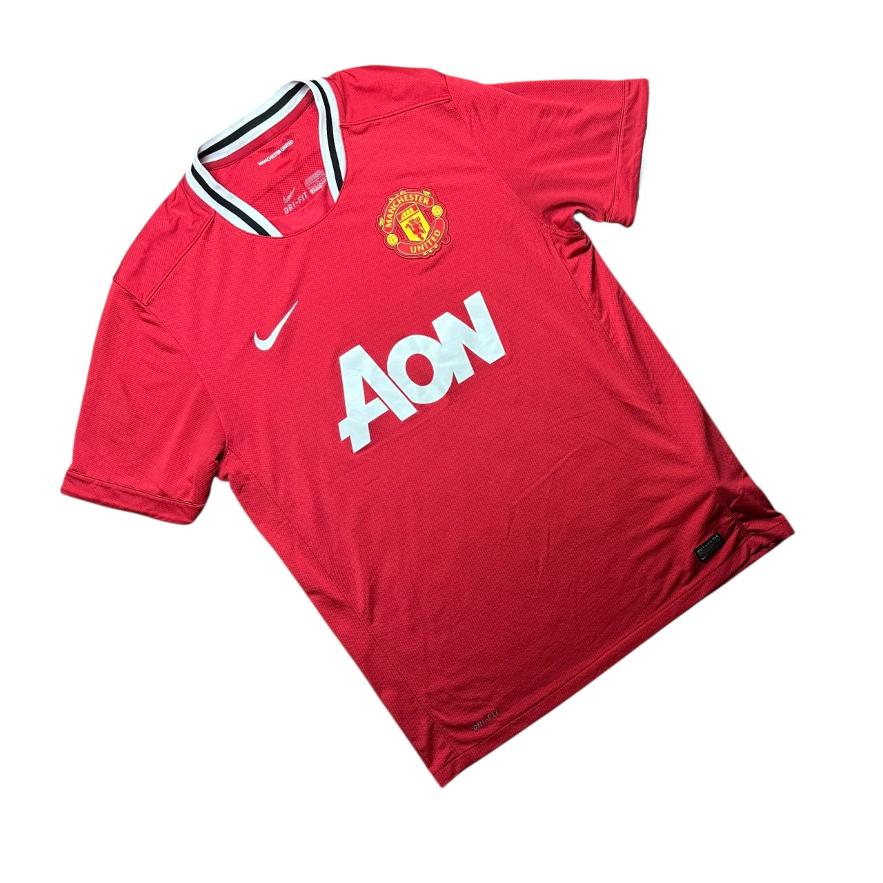 Manchester United Football Shirt 2011/2012 Home Vidic 15 (M)