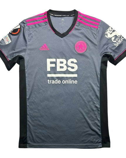 Leicester Football Shirt 2021/2022 Third Barnes 7 Europa League (M)