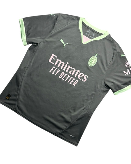 AC Milan Football Shirt Third 2024/2025 Rafa Leao 10 (XL)