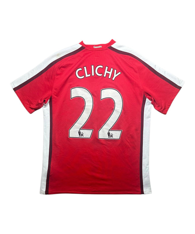 Arsenal Football Shirt 2008/2010 Home Clichy 22 (L)