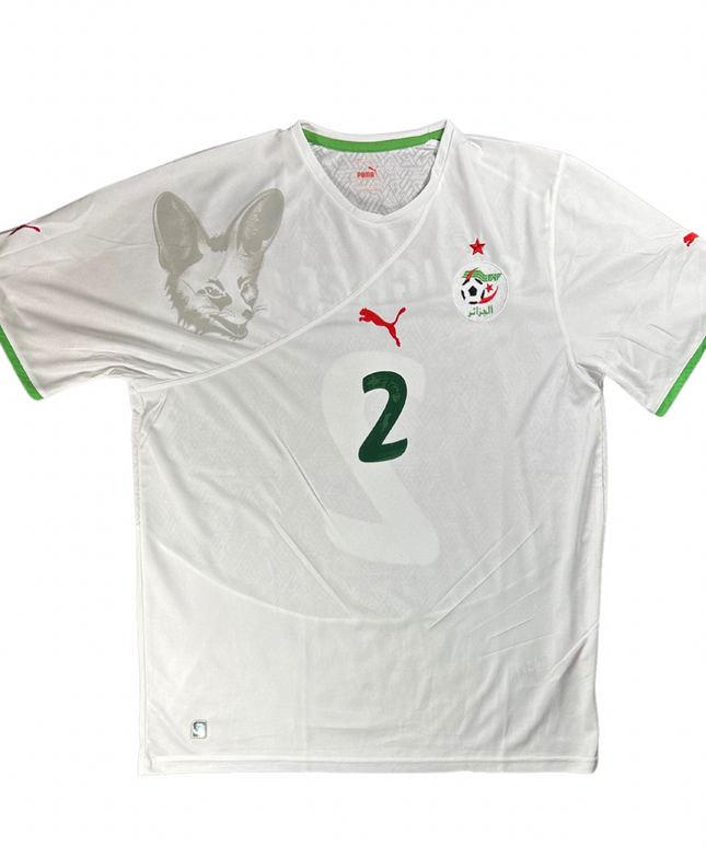 Algeria 2010/2011 Home Football Shirt Bougherra (2)