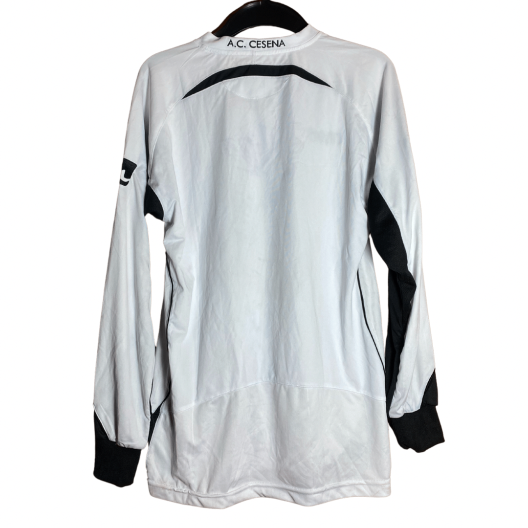 Size: Mens’s Small  Condition: 10/10 - BNWT  Authenticity: 100%   Notes: This shirt is from the season when Cesena won the Serie B on their ascension in the Italian Football League.   At Cavalier, we aim to provide the best quality football shirts from brands such as Nike, Adidas, Puma and New Balance for the lowest prices on the market. In football today, the prices of shirts have been highly inflated. As we love football shirts we aim to support you!